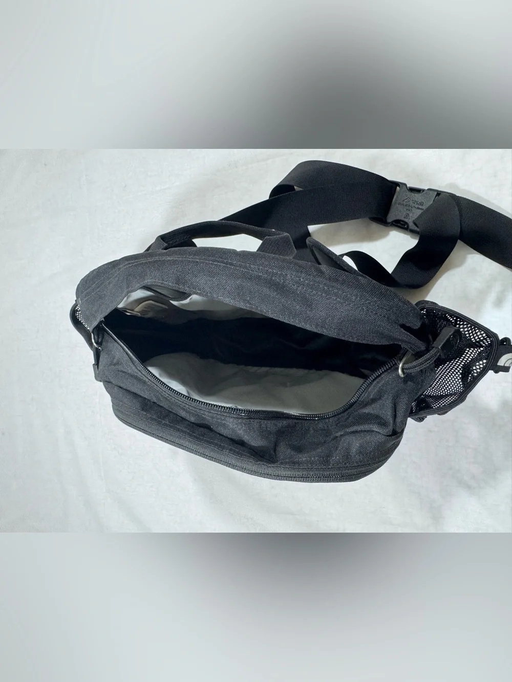 The North Face Kanga Black Waist Bag Adjustable Strap Pack Hiking